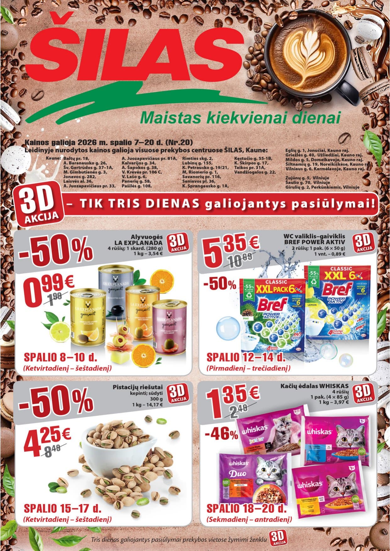 Šilas akcijų leidinys Nr. 20